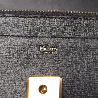 Mulberry Small Classic Grain Cheyne Clutch Black 6 of 10