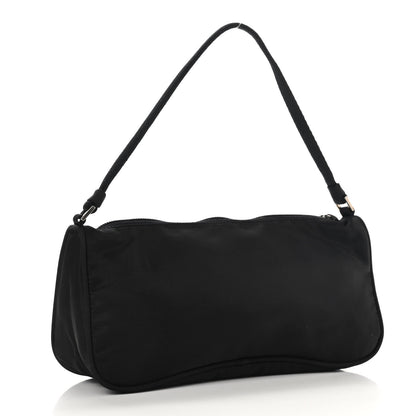 Prada Tessuto Nylon Pochette Bag Black 2 of 10