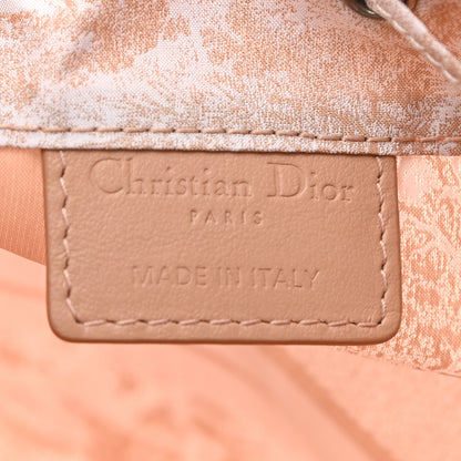 Christian Dior Technical Fabric Embroidered Toile De Jouy Sauvage DiorTravel Pouch Rose 6 of 9