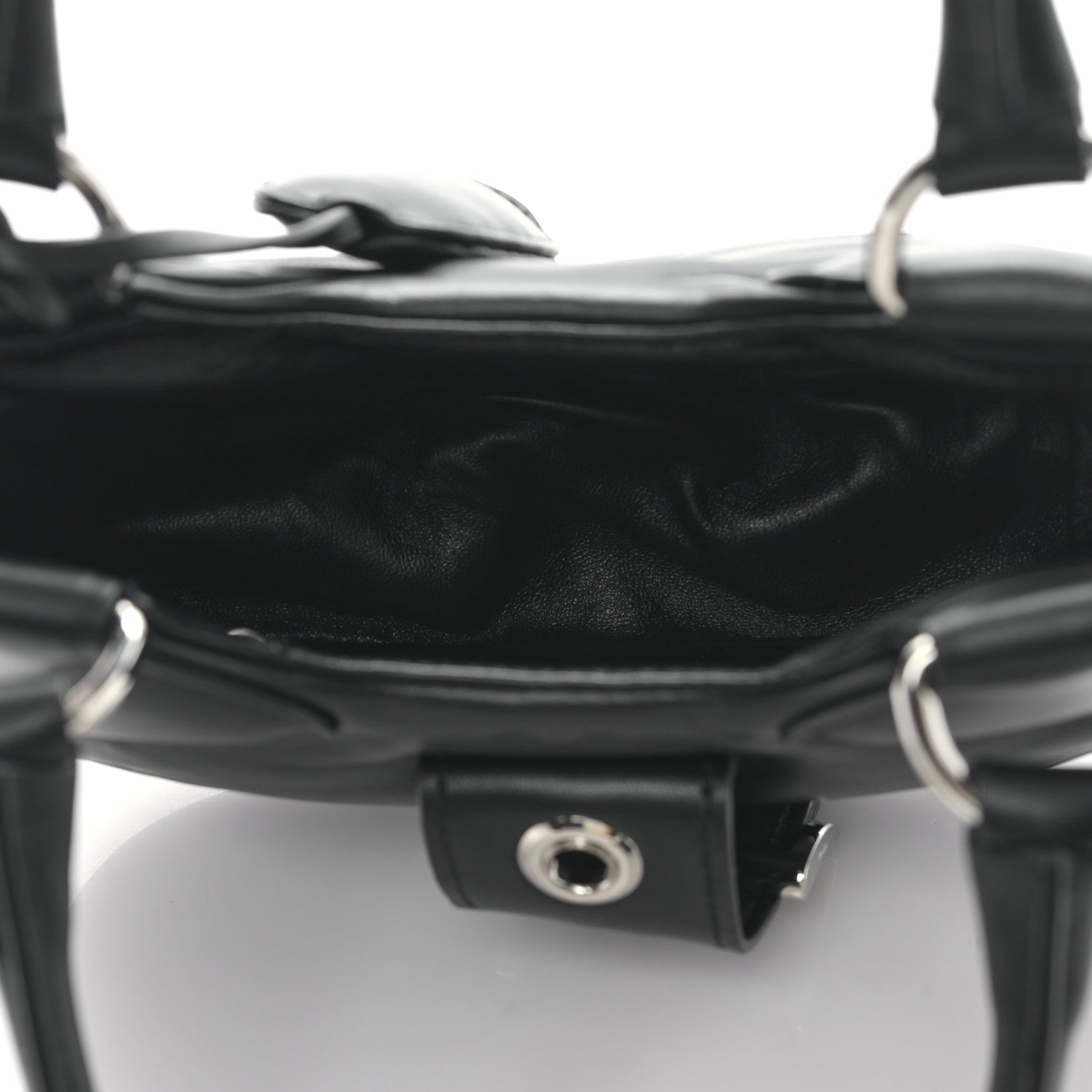 Prada Nappa Soft Padded Re-Edition 2002 Moon Bag Black 5 of 8