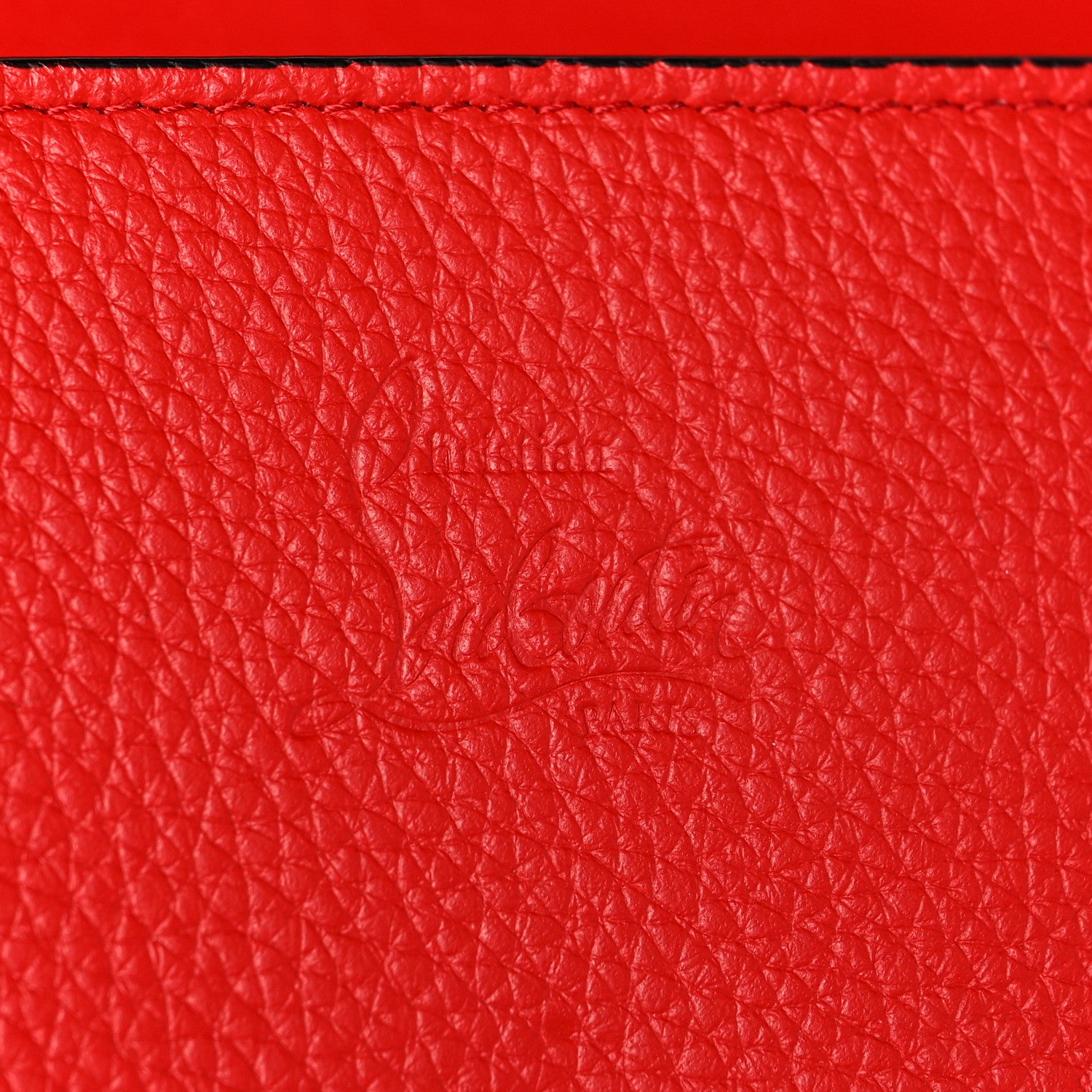 Christian Louboutin Calfskin Boudoir Wallet on Chain Red 6 of 9