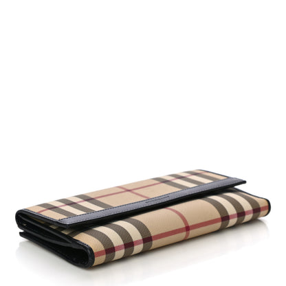 Burberry House Check Continental Wallet Black 4 of 11