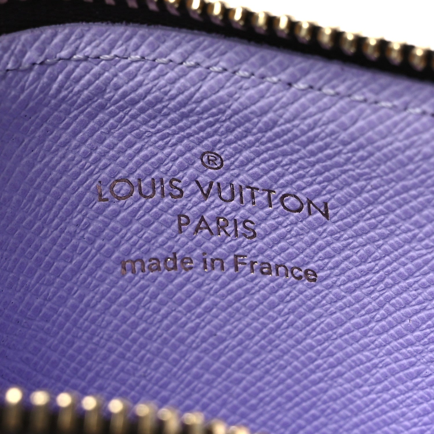 Louis Vuitton Monogram Zipped Romy Card Holder Bubble Tea 1675635
