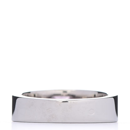 Cartier 18K White Gold Pink Tourmaline Tank Ring 48 4.5 4 of 5