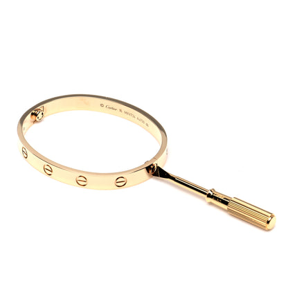 Cartier 18K Yellow Gold LOVE Bracelet 16 6 of 8
