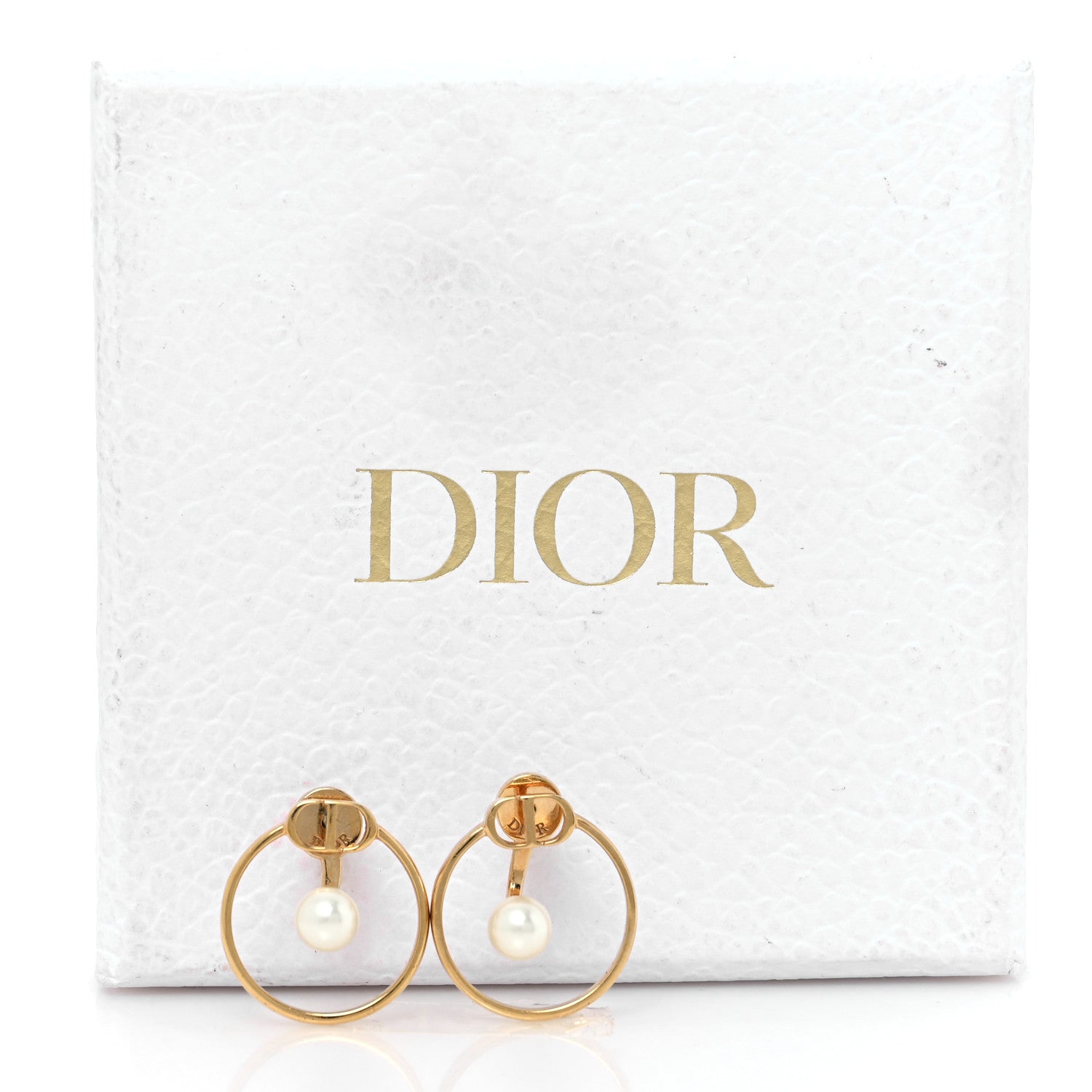 Christian Dior Pearl 30 Montaigne Earrings Gold 6 of 6