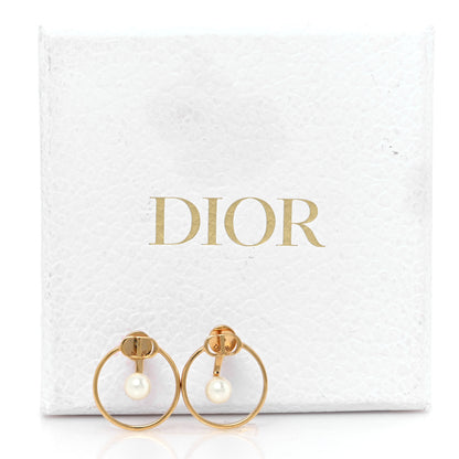 Christian Dior Pearl 30 Montaigne Earrings Gold 6 of 6