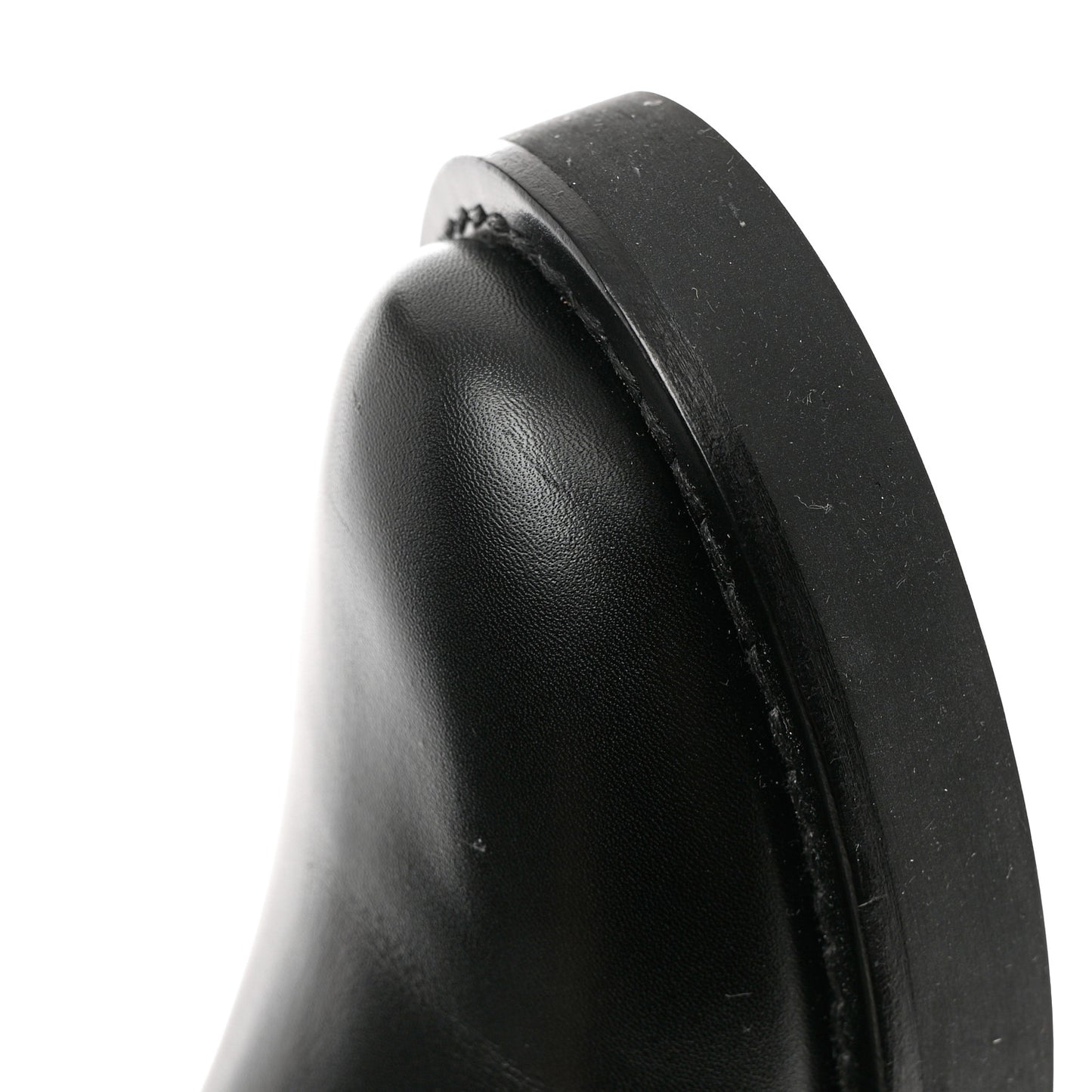 Calfskin Embossed Monogram Rebellion Half Boots 37.5 Black