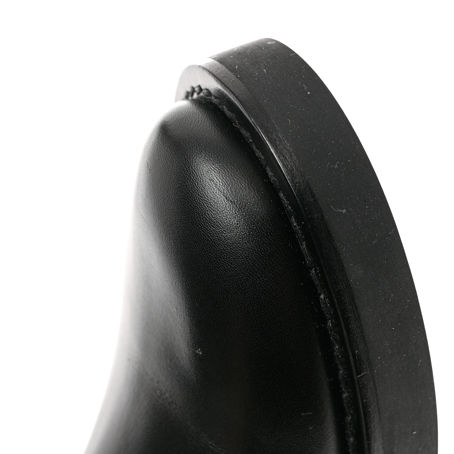 Louis Vuitton Calfskin Embossed Monogram Rebellion Half Boots 37.5 Black 9 of 13