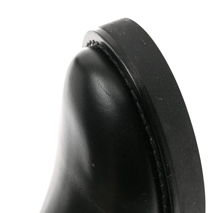 Louis Vuitton Calfskin Embossed Monogram Rebellion Half Boots 37.5 Black 9 of 13