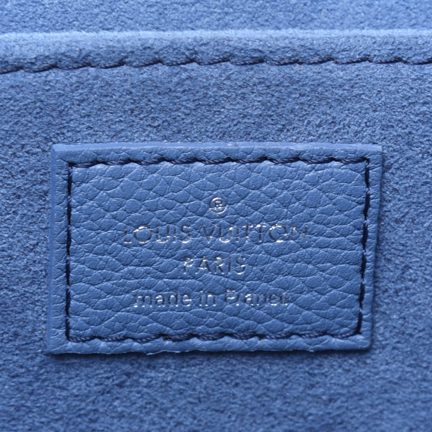 Soft Calfskin My Lockme Top Handle Blue Jean Creme