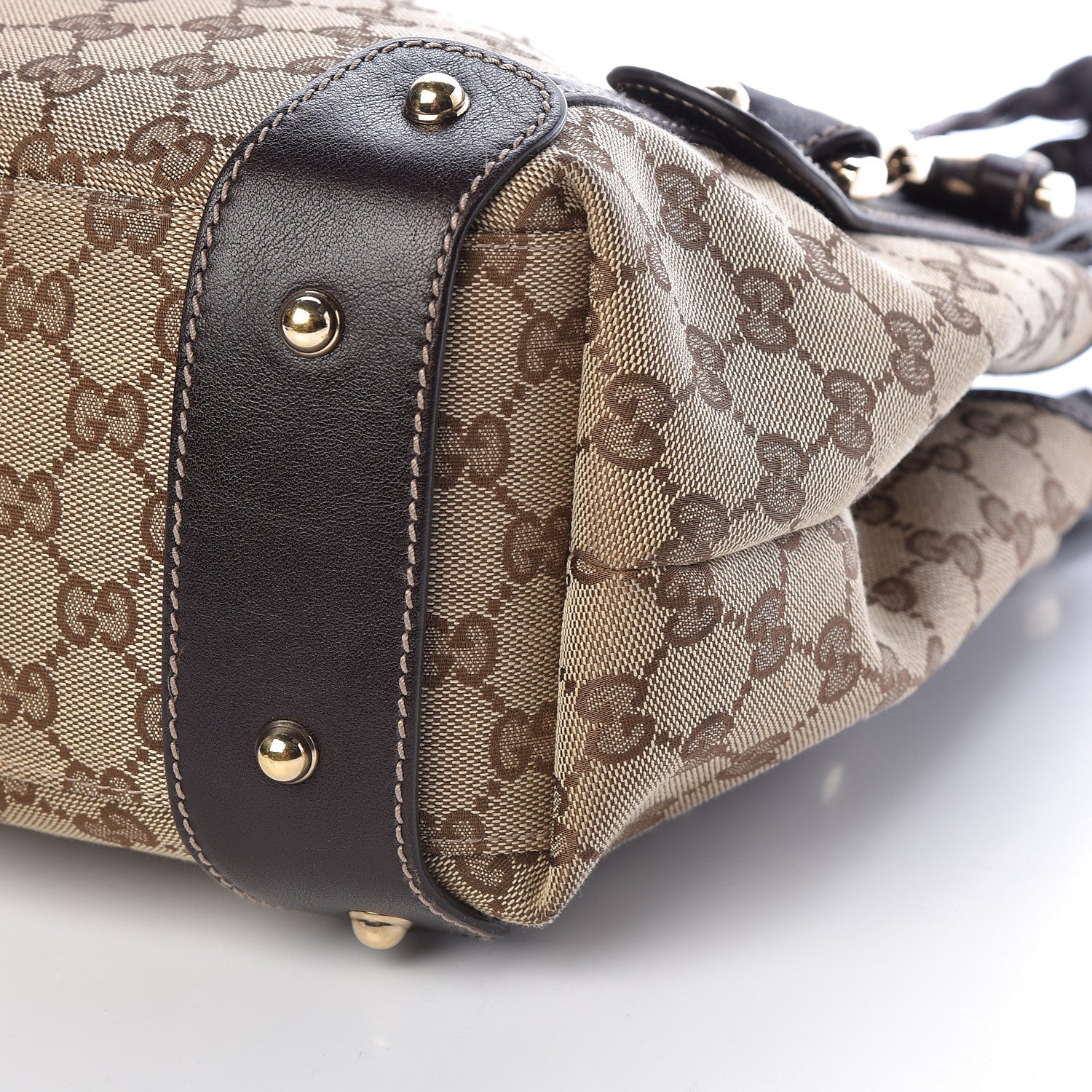 Gucci Monogram Small Pelham Shoulder Bag Dark Brown 10 of 10