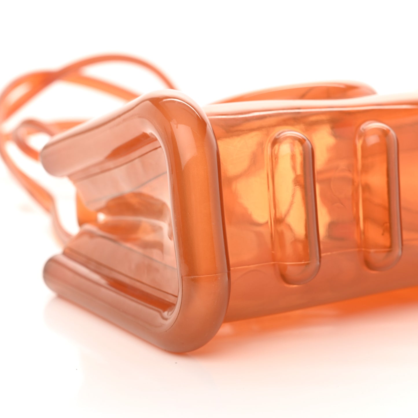 x MELISSA Jelly Small Shopping Bag Clear Brown