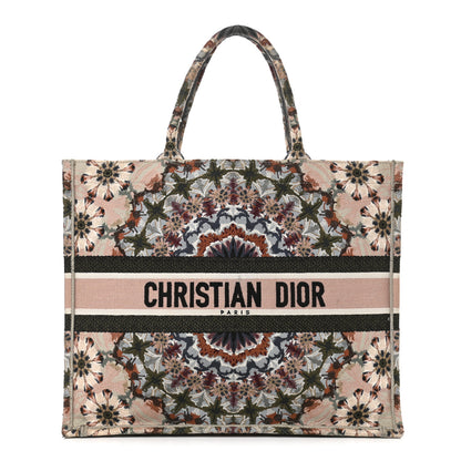 Christian Dior Canvas Embroidered Large KaleiDioroscopic Book Tote Multicolor 1 of 10