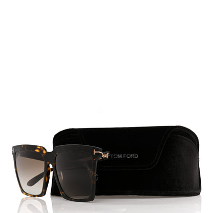 Tom Ford Acetate Polarized Sabrina Cat Eye Sunglasses TF764 Dark Havana 8 of 8