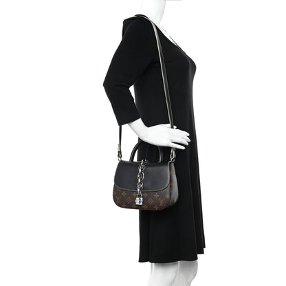 Louis Vuitton Calfskin Monogram Chain It Bag PM Black 2 of 11