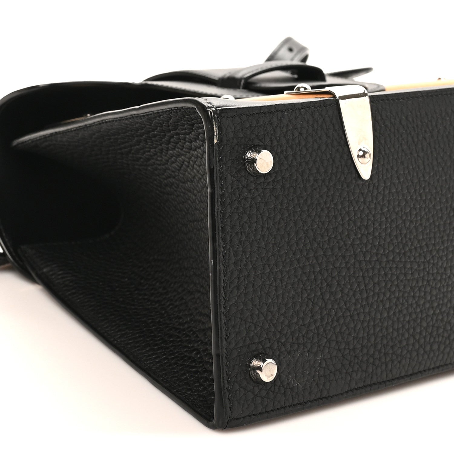 Goyard Clemency Cowhide Decize Taurillon Saigon PM Black 8 of 9