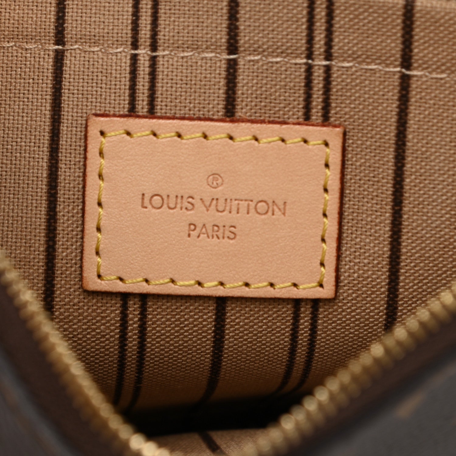 Louis Vuitton Monogram Neverfull MM GM Pochette 6 of 7
