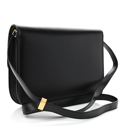 Celine Box Calfskin Medium Classic Box Flap Bag Black 3 of 9