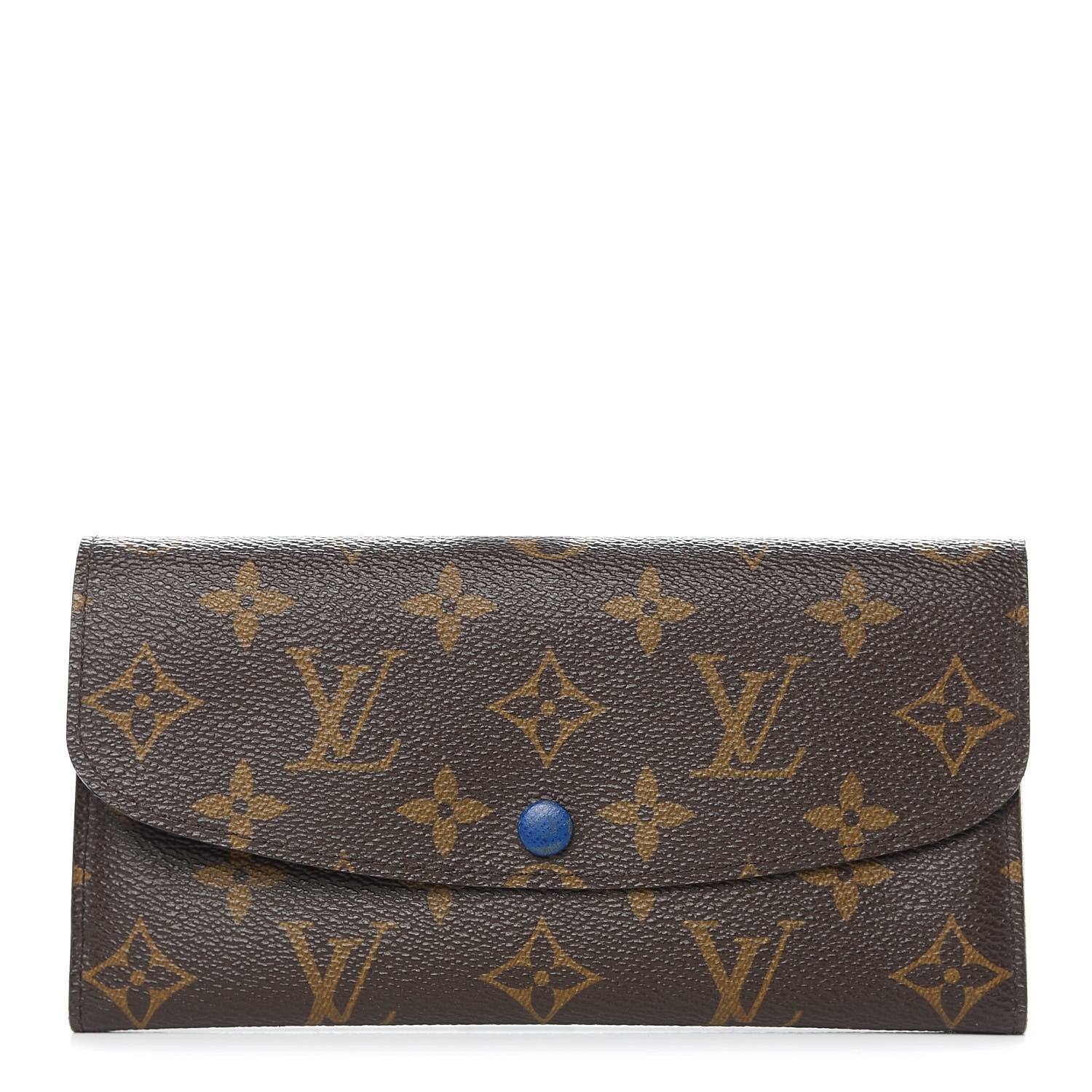 Louis Vuitton Monogram Emilie Wallet Blue 1 of 11
