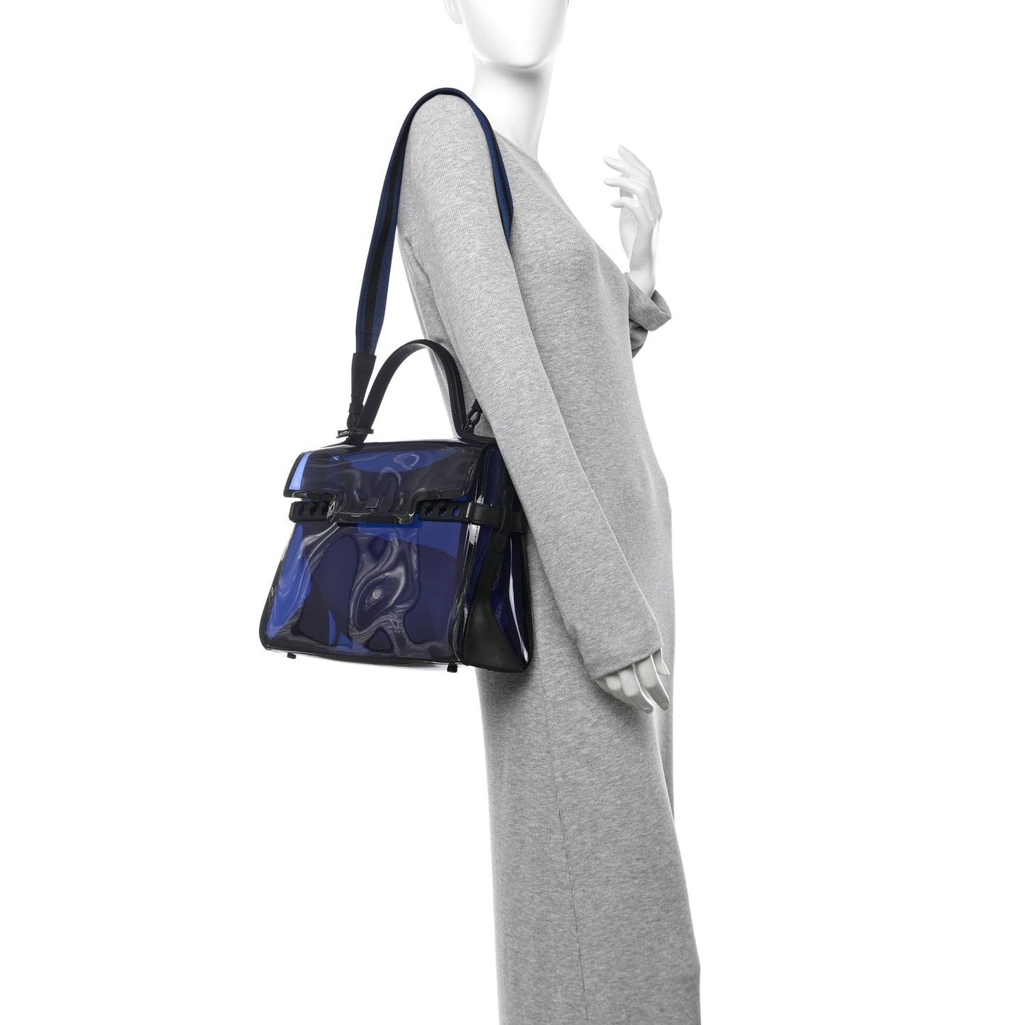 PVC Tempete GM Dark Night Satchel Blue De Prusse