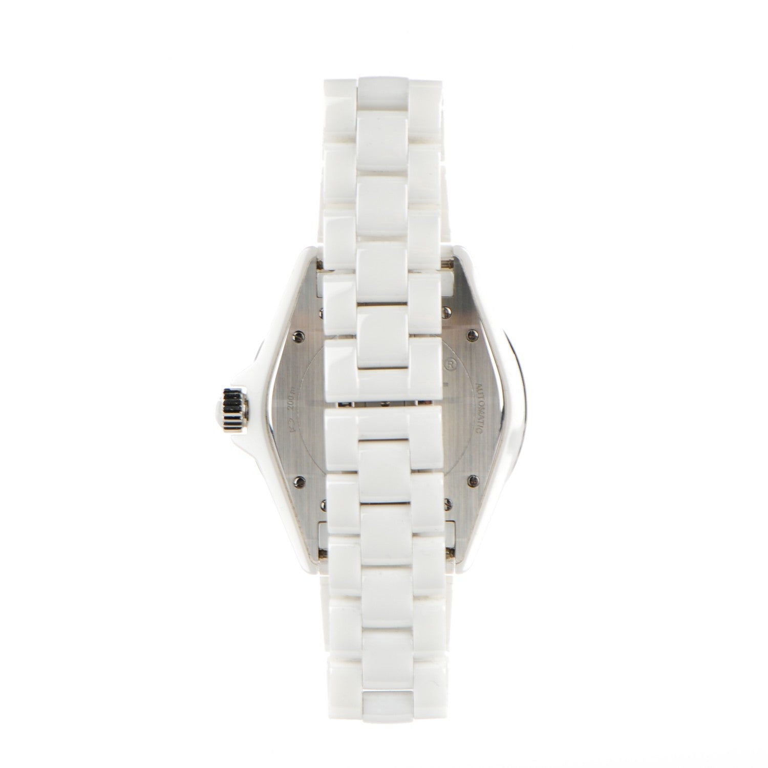 Chanel Stainless Steel Ceramic 42mm J12 Automatic Watch White 4 of 6