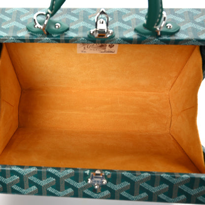 Goyard Goyardine Grand Hotel Trunk Bag Green 5 of 9