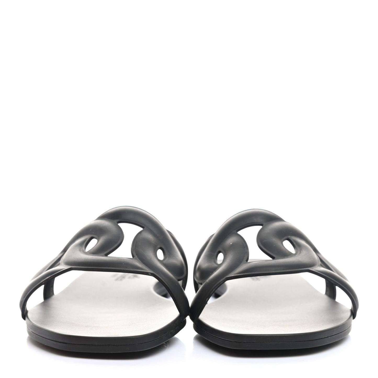 Rubber Aloha Sandals 36 Black