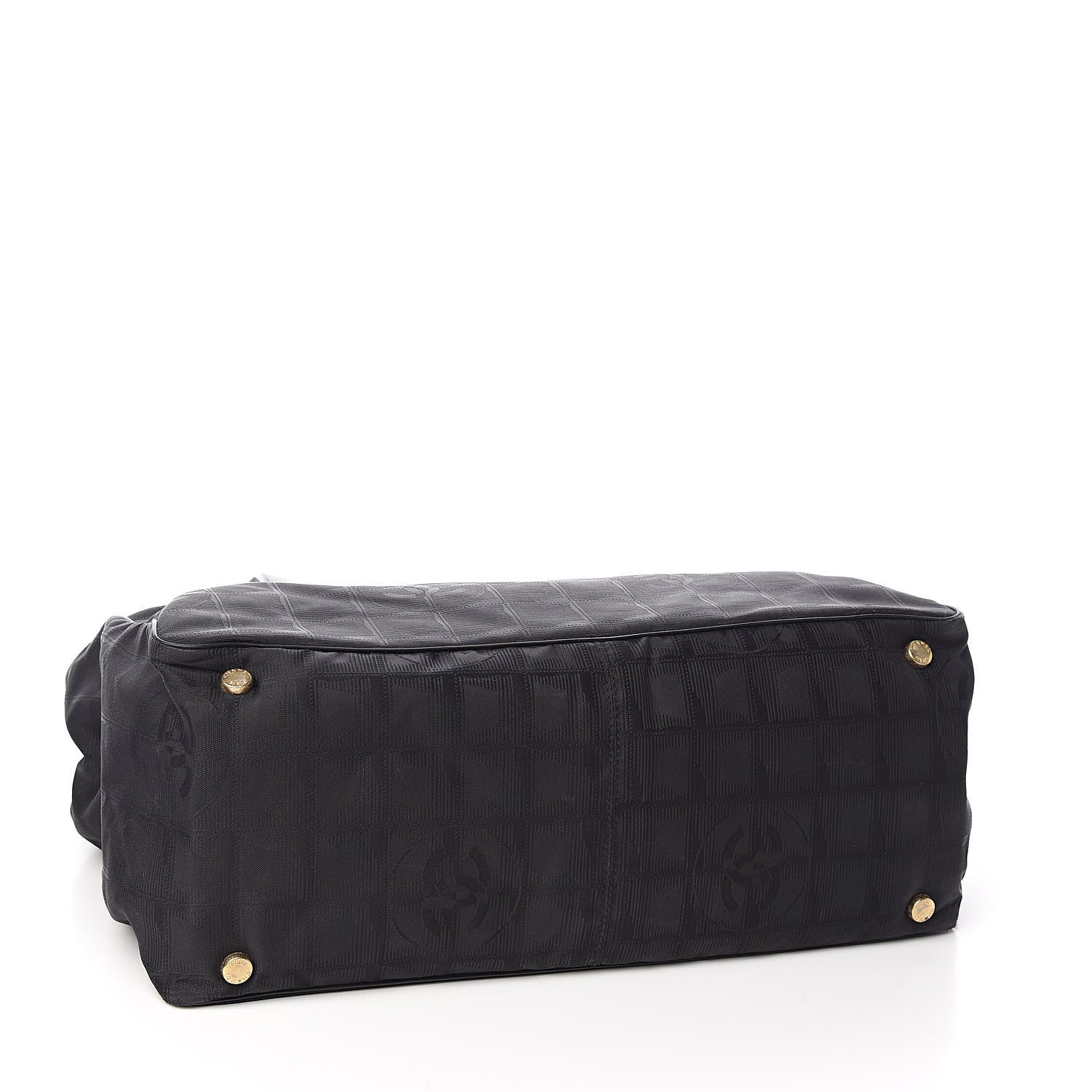 Chanel Nylon Large Travel Tote Black 4 of 11