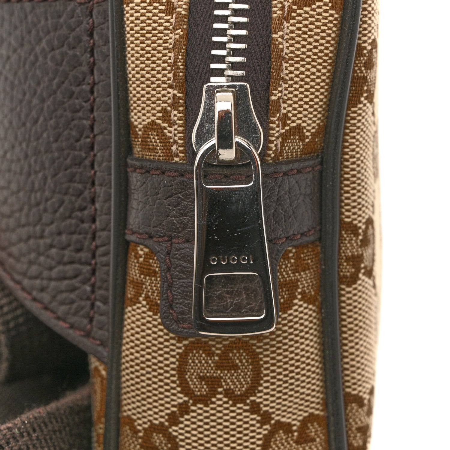 Gucci Monogram Belt Bag Dark Brown 11 of 12
