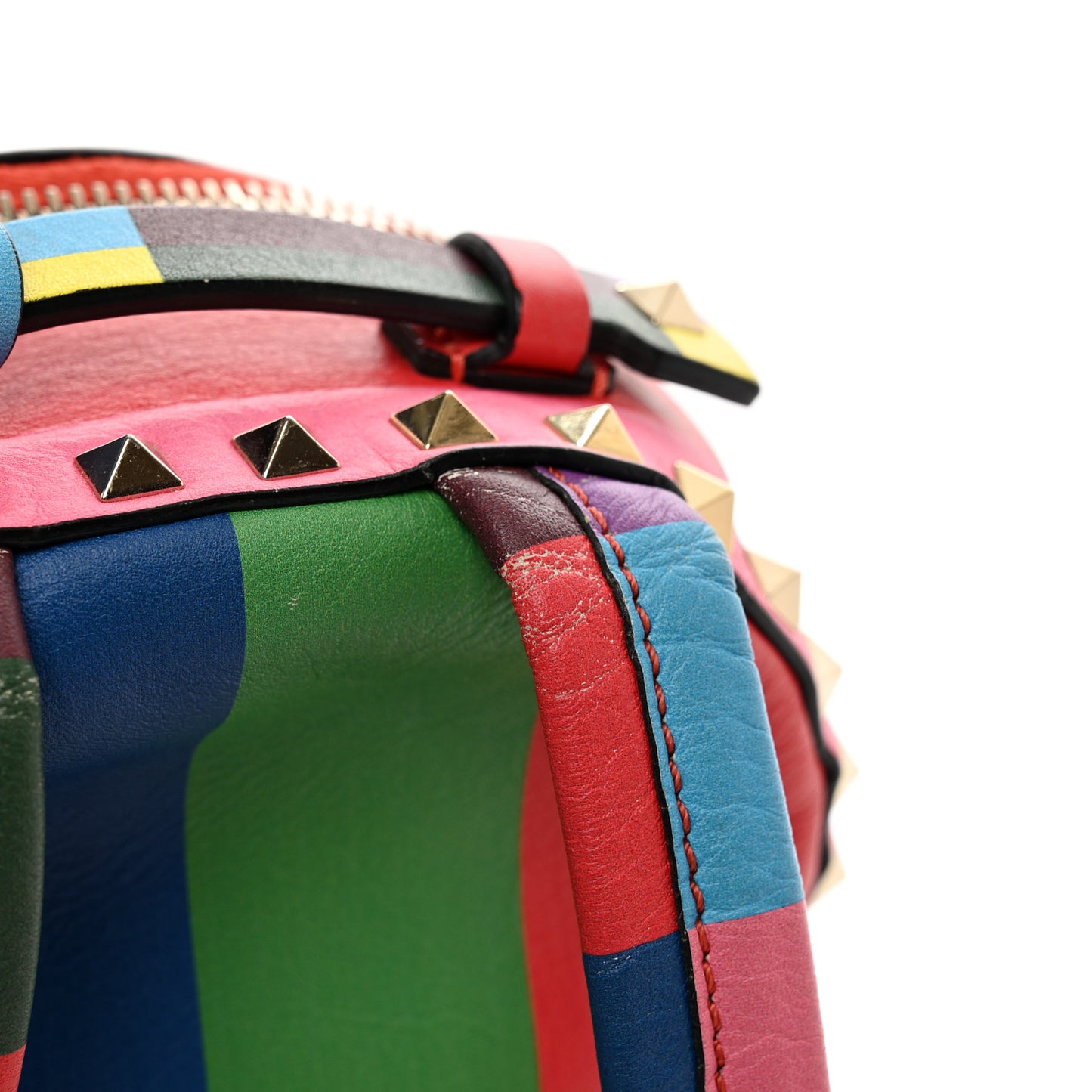 Calfskin 1973 Mini Rockstud Backpack Multicolor