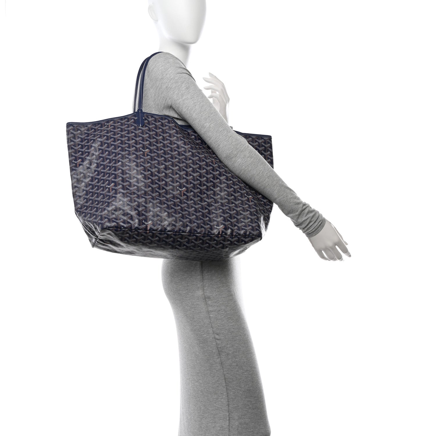 Goyard Goyardine Saint Louis GM Navy 2 of 11