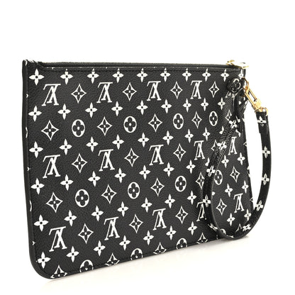 Louis Vuitton Monogram Giant Jungle Neverfull MM GM Pochette Black 3 of 6