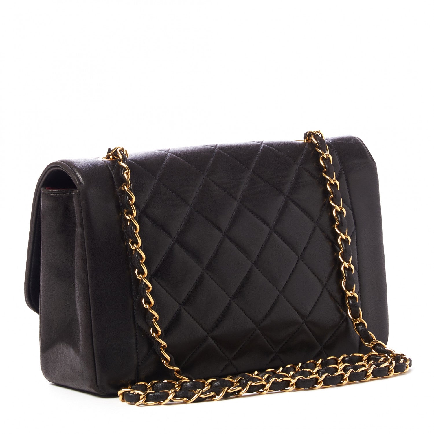 Chanel Lambskin Quilted Medium Single Flap Black 3 of 10