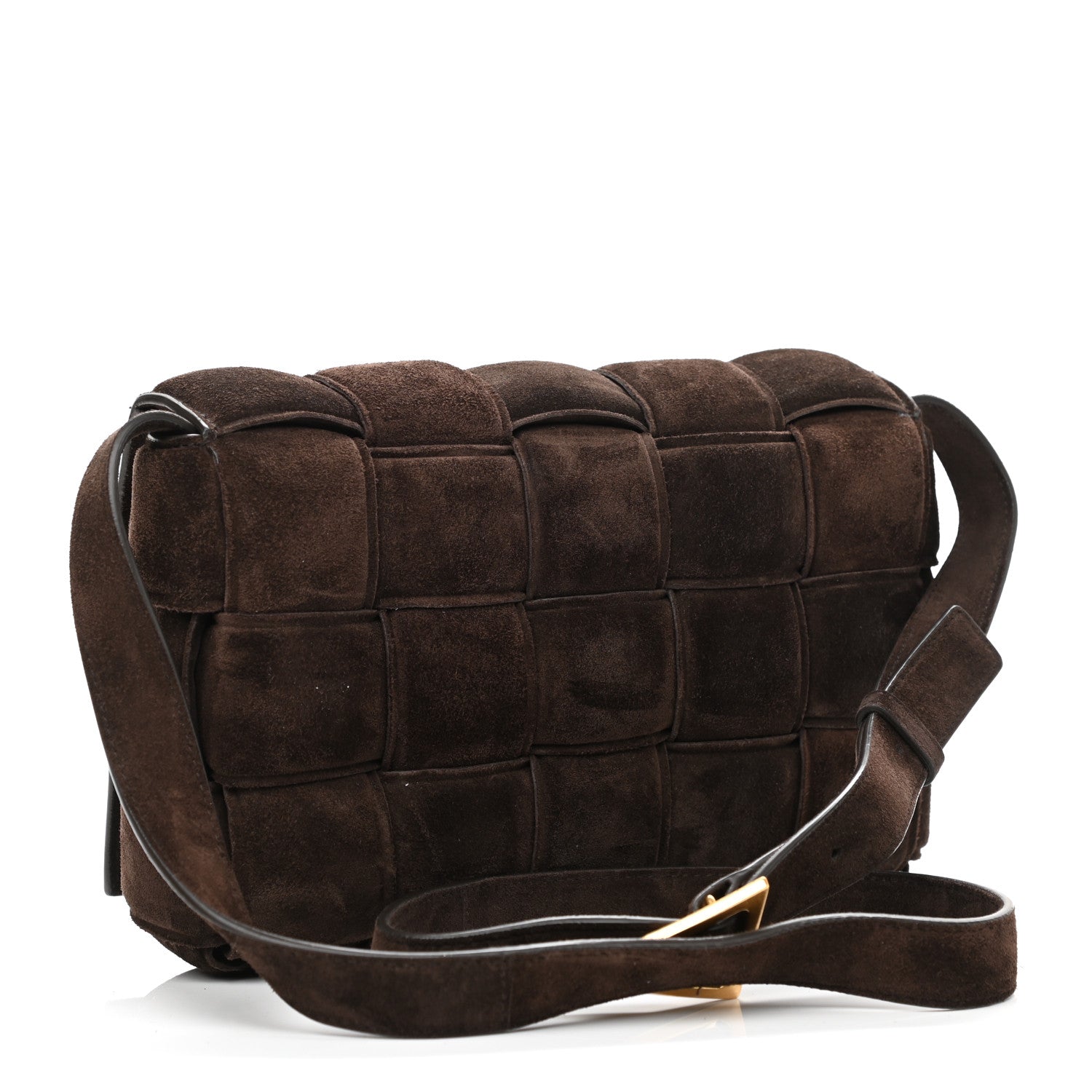 Bottega Veneta Suede Maxi Intrecciato Padded Cassette Crossbody Bag Fondant 2 of 9