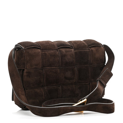 Bottega Veneta Suede Maxi Intrecciato Padded Cassette Crossbody Bag Fondant 2 of 9