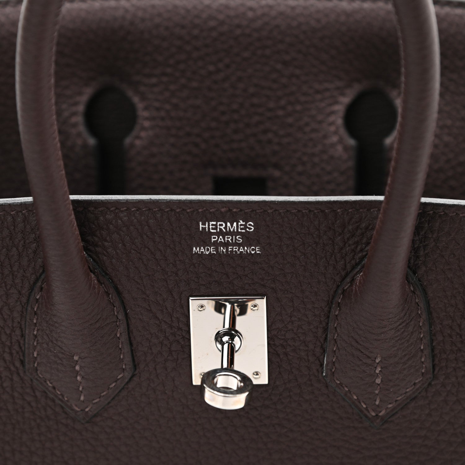 Hermes Togo Birkin 25 Chocolate 6 of 11