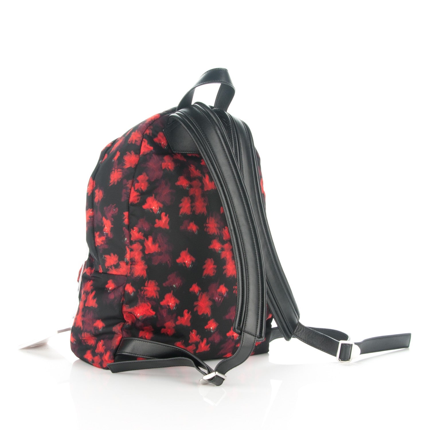 Givenchy Nylon Calfskin Floral Print Small Backpack Black 3 of 7