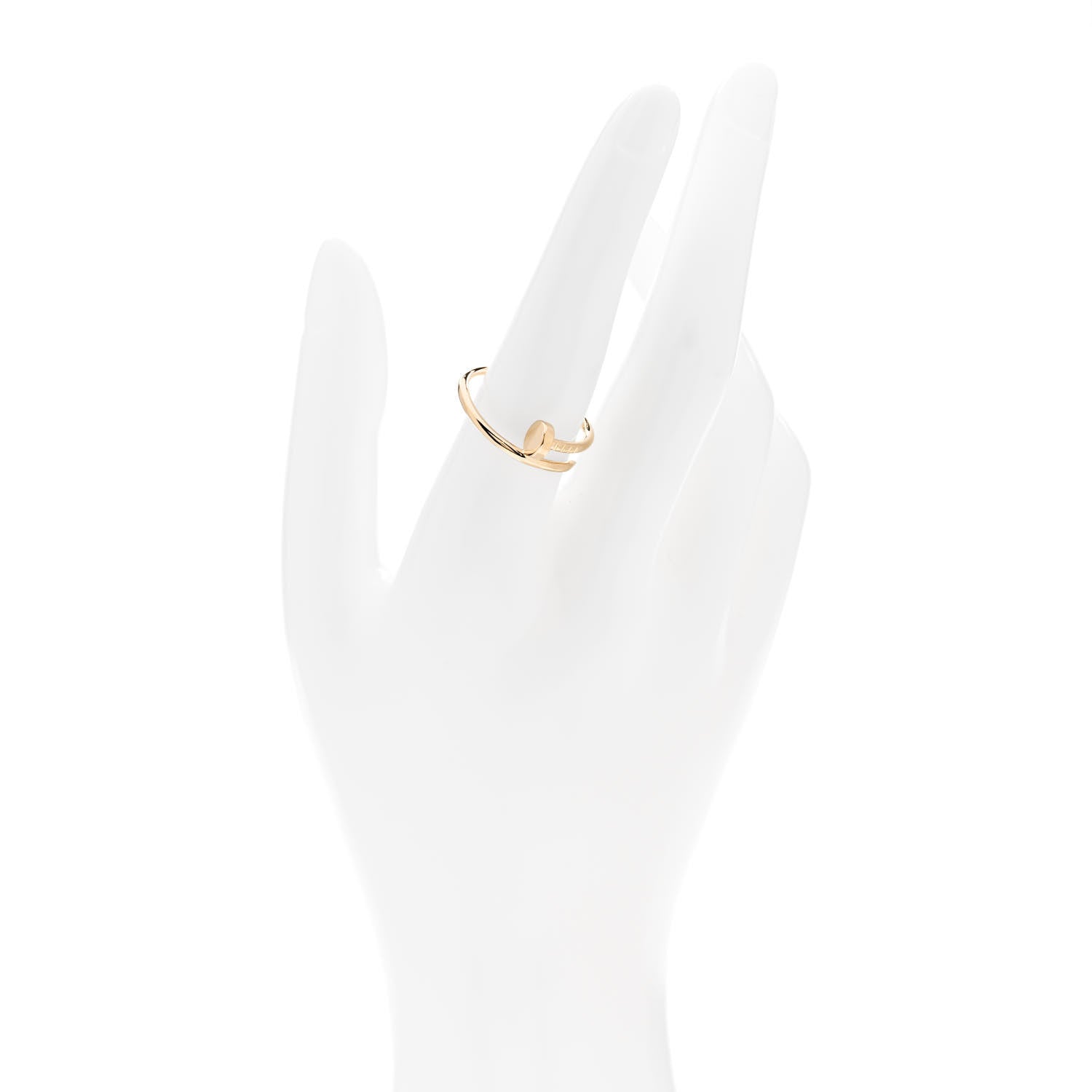 Cartier 18K Yellow Gold Small Juste Un Clou Ring 57 8 2 of 4