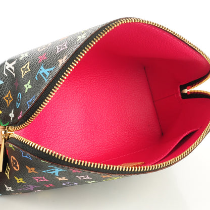 Louis Vuitton Monogram Multicolor Cosmetic Pouch Black Grenade 5 of 7