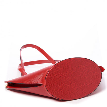 Louis Vuitton Epi Saint Jacques GM Castillan Red 3 of 8