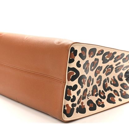 Louis Vuitton Empreinte Monogram Giant Wild At Heart Onthego MM Caramel 9 of 9