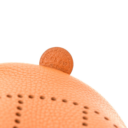 Hermes Taurillon Clemence Evelyne TPM Abricot 9 of 10