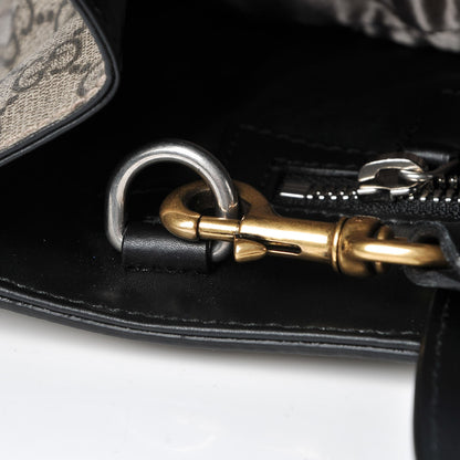Gucci Soft GG Supreme Monogram Vertical Tote Black 8 of 9