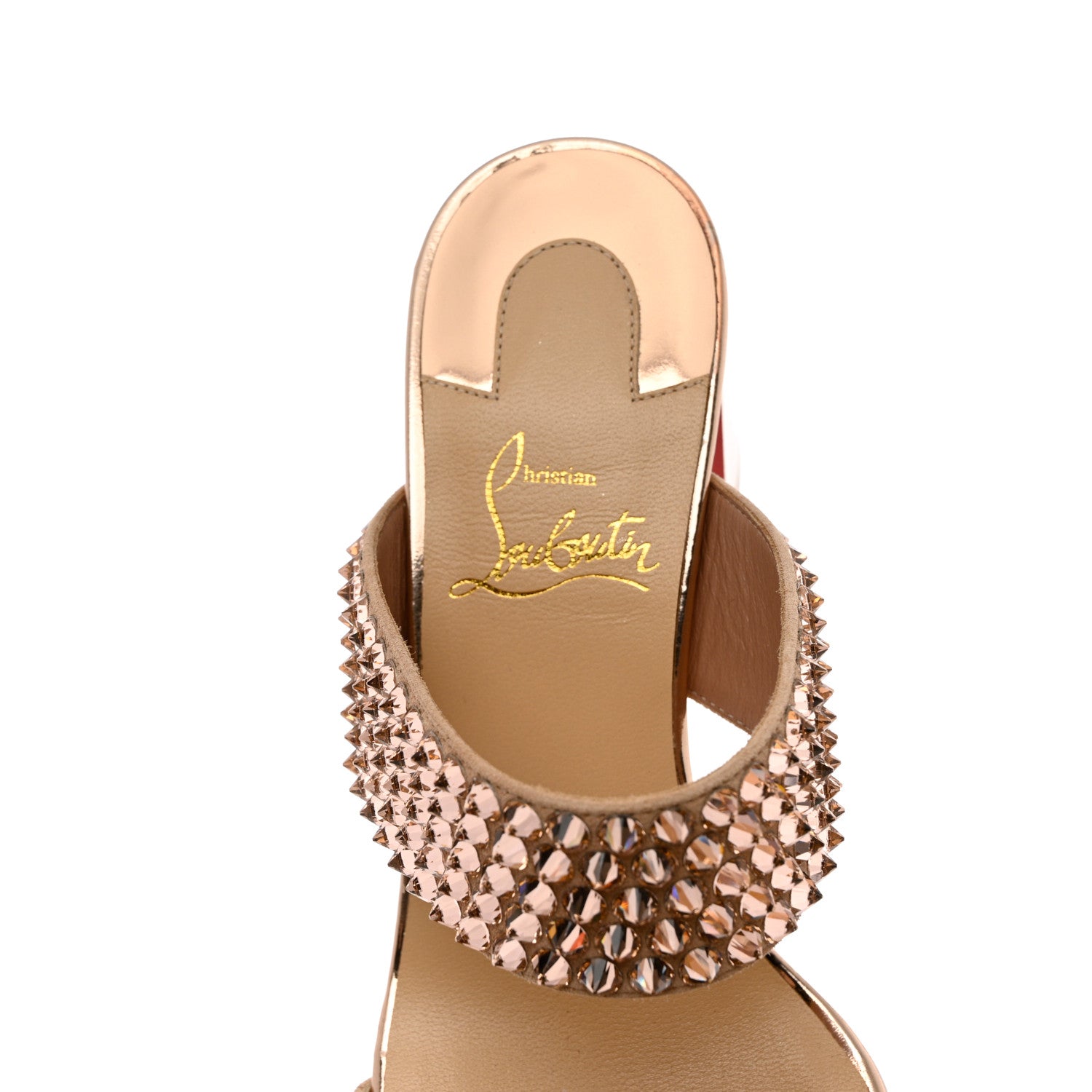 Christian Louboutin Krystal Fever 55 Sandals 36 Blush 5 of 10