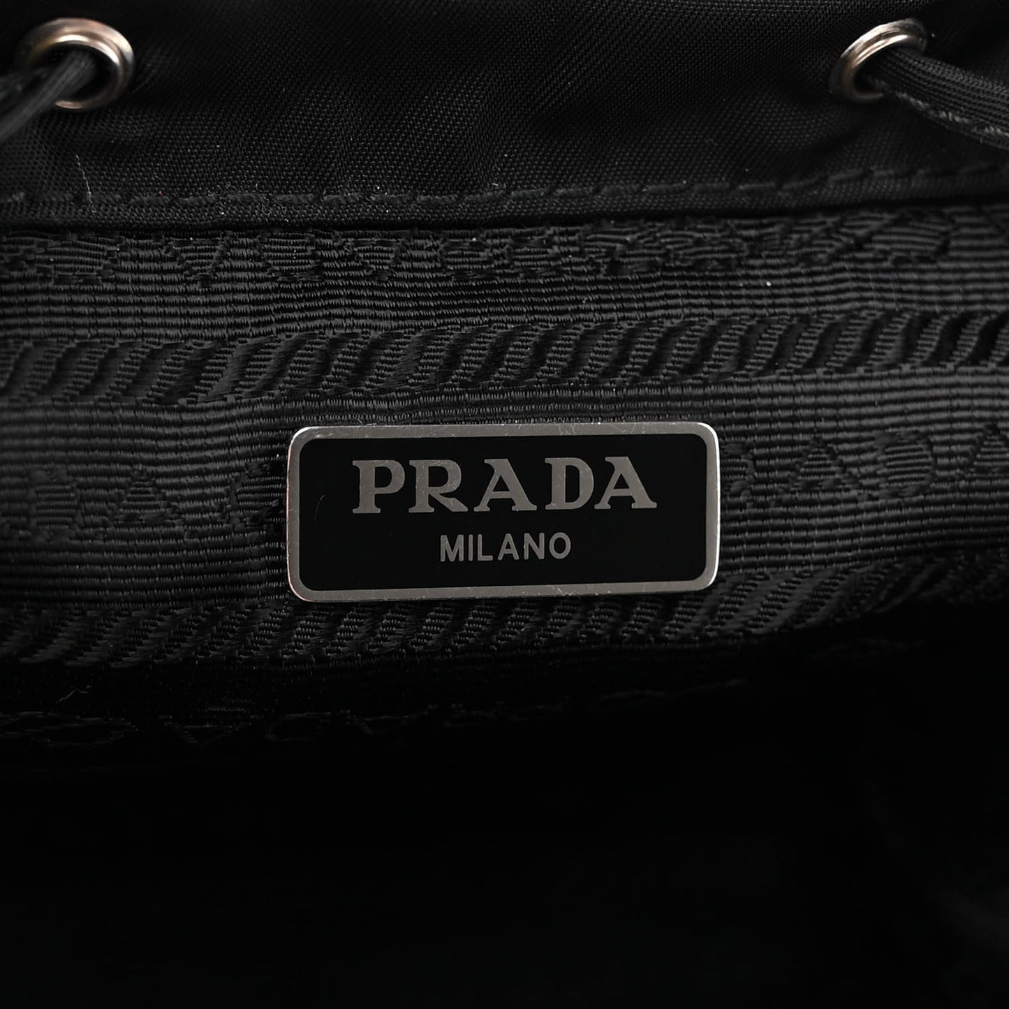 Nylon Vela Mini Crossbody Backpack Black