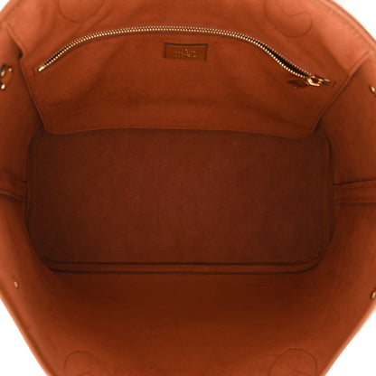 Louis Vuitton Empreinte Monogram Giant Neverfull MM Cognac 6 of 9