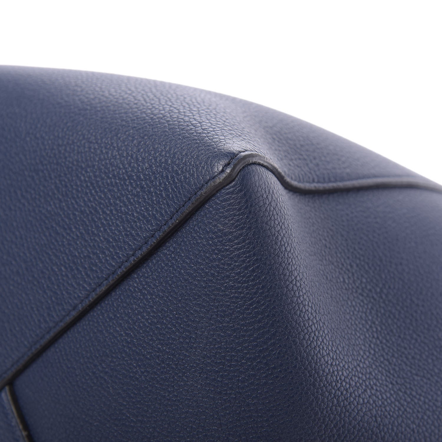 Celine Soft Grained Calfskin Small Belt Cabas Phantom Indigo 9 of 10