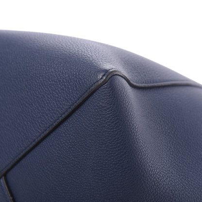 Celine Soft Grained Calfskin Small Belt Cabas Phantom Indigo 9 of 10