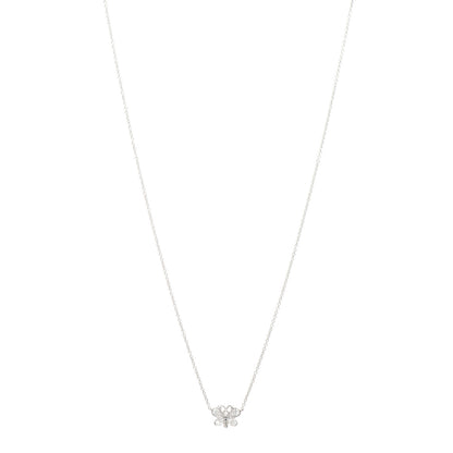 Tiffany Platinum Diamond Small Enchant Butterfly Pendant Necklace 1 of 4